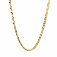 14k Yellow Gold Light Weight Wheat Chain (3.20 mm) - Forever in Harmony