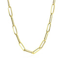 10K Yellow Gold Lite Paperclip Chain (4.20 mm) - Forever in Harmony