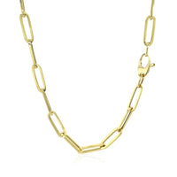 10K Yellow Gold Lite Paperclip Chain (4.20 mm) - Forever in Harmony