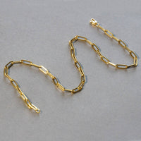 10K Yellow Gold Lite Paperclip Chain (4.20 mm) - Forever in Harmony