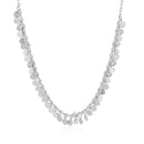 Sterling Silver 16 inch Necklace with Textured Beads - Forever in Harmony