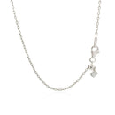 Sterling Silver 16 inch Necklace with Textured Beads - Forever in Harmony