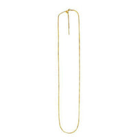 Endless Adjustable Box Chain in 14k Yellow Gold (0.95 mm) | - Forever in Harmony