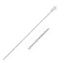 14k White Gold Singapore Anklet 1.5mm | - Forever in Harmony