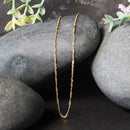 14k Yellow Gold Singapore Chain (1.30 mm) - Forever in Harmony