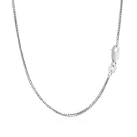 14k White Gold Franco Chain (0.90 mm) - Forever in Harmony