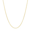 14k Yellow Gold Round Cable Link Chain (1.20 mm) - Forever in Harmony