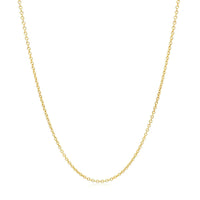 14k Yellow Gold Round Cable Link Chain (1.20 mm) - Forever in Harmony