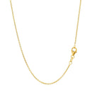 14k Yellow Gold Round Cable Link Chain (1.20 mm) - Forever in Harmony