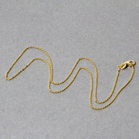 14k Yellow Gold Round Cable Link Chain (1.20 mm) - Forever in Harmony