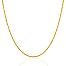 14k Yellow Gold Solid Rope Chain (1.30 mm) | - Forever in Harmony