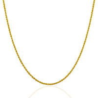 14k Yellow Gold Solid Rope Chain (1.30 mm) | - Forever in Harmony