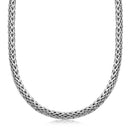 Oxidized Sterling Silver Wheat Style Chain Men's Necklace - Forever in Harmony