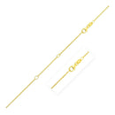 Double Extendable Cable Chain in 14k Yellow Gold (1.20 mm) - Forever in Harmony