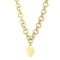 14k Yellow Gold Rolo Link Necklace (11.40 mm) - Forever in Harmony