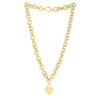 14k Yellow Gold Rolo Link Necklace (11.40 mm) - Forever in Harmony