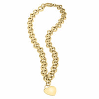 14k Yellow Gold Rolo Link Necklace (11.40 mm) - Forever in Harmony