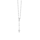 Fine Rosary Chain and Bead Necklace in Sterling Silver - Forever in Harmony