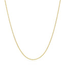 14k Yellow Gold Bead Chain 1.0mm (1.00 mm) - Forever in Harmony