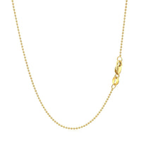 14k Yellow Gold Bead Chain 1.0mm (1.00 mm) - Forever in Harmony