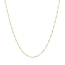 14k Yellow Gold Singapore Chain 0.6mm (0.60 mm) - Forever in Harmony