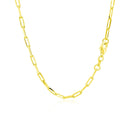 18K Yellow Gold Paperclip Chain (2.50 mm) - Forever in Harmony