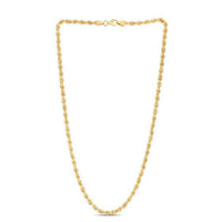 14k Yellow Gold Light Rope Chain (3.7 mm) - Forever in Harmony