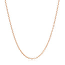 18k Rose Gold Round Oval Link Chain (1.50 mm) - Forever in Harmony