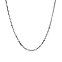 14k White Gold Milano Chain (1.10 mm) - Forever in Harmony