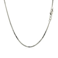 14k White Gold Milano Chain (1.10 mm) - Forever in Harmony