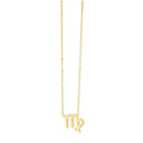 14K Yellow Gold Virgo Necklace - Forever in Harmony