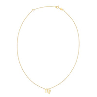 14K Yellow Gold Virgo Necklace - Forever in Harmony