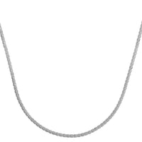 Ice Barrel Chain in 14k White Gold (2.7 mm) - Forever in Harmony