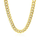 14k Yellow Gold Semi Solid Miami Cuban Chain (7.20 mm) | 22 - Forever in Harmony