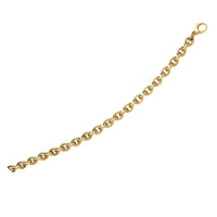 14k Yellow Gold Polished Cable Link Bracelet - Forever in Harmony