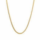 14k Yellow Gold Classic Solid Miami Cuban Chain (3.20 mm) | - Forever in Harmony