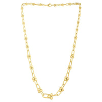 Graduated Jax Link Necklace in 14K Yellow Gold - Forever in Harmony