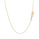 14k Yellow Gold Necklace with Interlocking Petite Rectangles | - Forever in Harmony