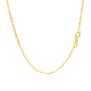 14k Yellow Gold Adjustable Cable Chain (1.50 mm) | - Forever in Harmony