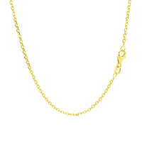 14k Yellow Gold Adjustable Cable Chain (1.50 mm) | - Forever in Harmony