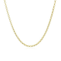 14k Yellow Gold Rolo Chain (1.90 mm) | - Forever in Harmony