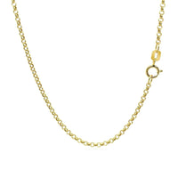 14k Yellow Gold Rolo Chain (1.90 mm) | - Forever in Harmony