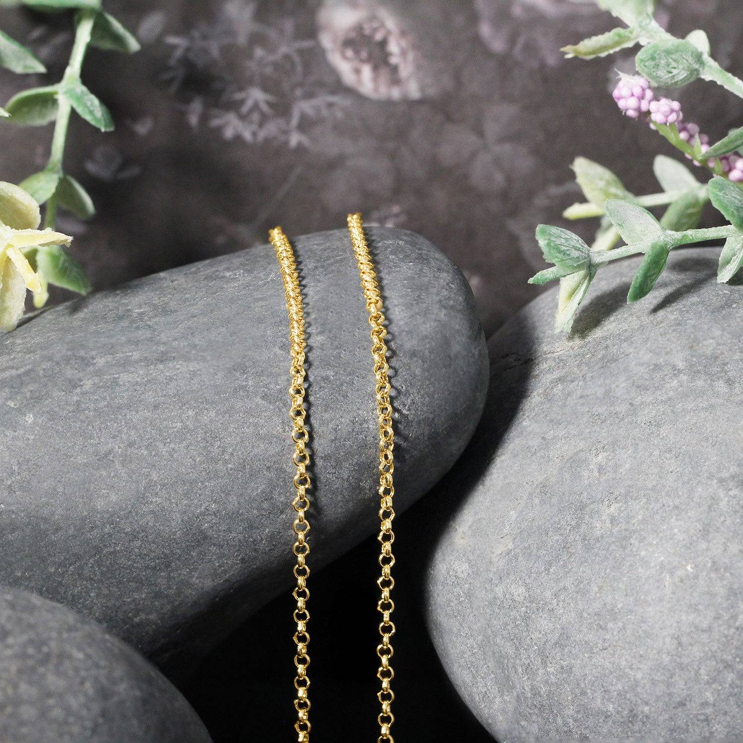 14k Yellow Gold Rolo Chain (1.90 mm) | - Forever in Harmony