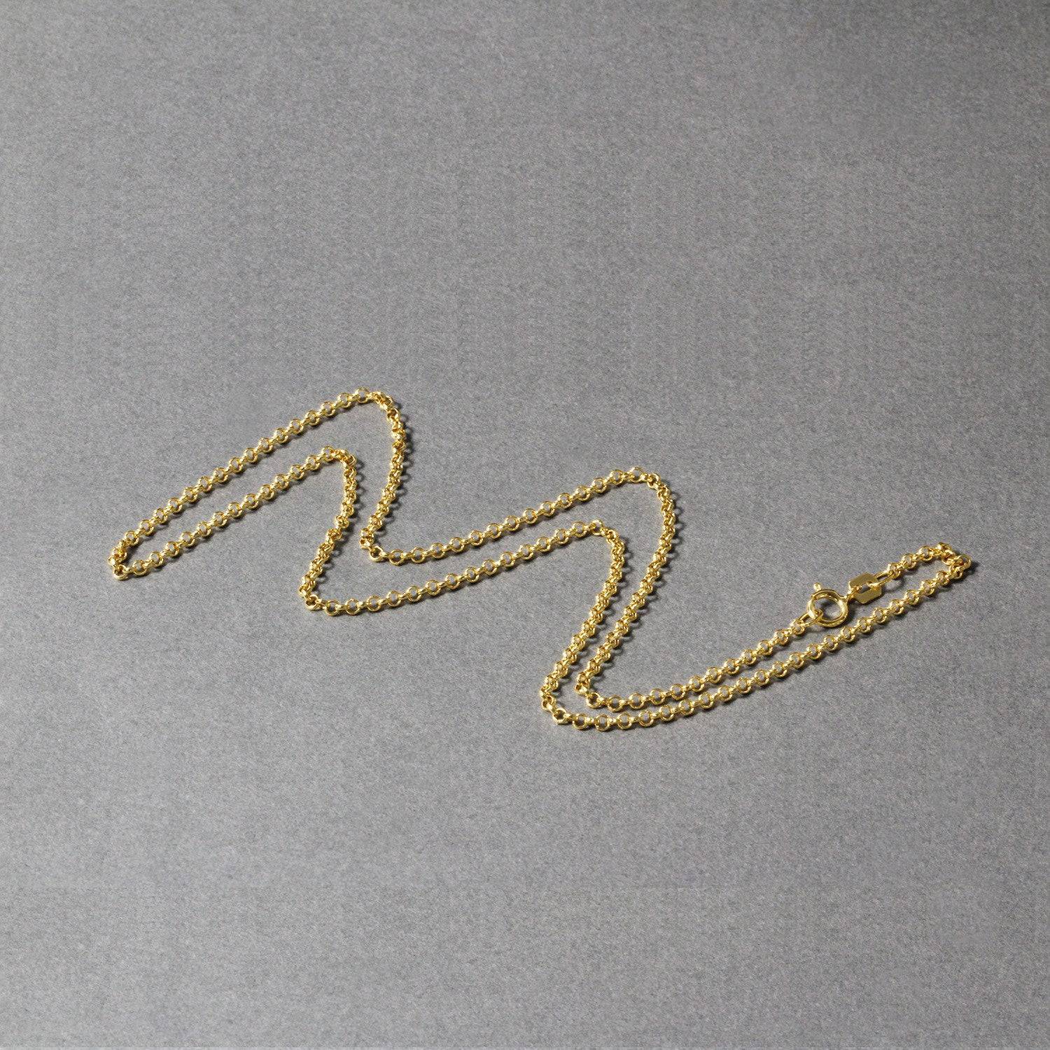 14k Yellow Gold Rolo Chain (1.90 mm) | - Forever in Harmony