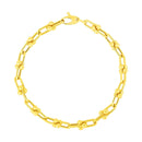 14k Yellow Gold 7 1/2 inch Jax Chain Bracelet (4.00 mm) | - Forever in Harmony