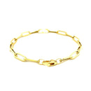 14K Yellow Gold Bold Paperclip Chain Bracelet (4.20 mm) | - Forever in Harmony