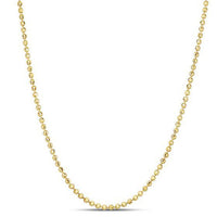 Moon Cut Bead Chain in 14k Yellow Gold (2.00 mm)