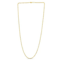 Moon Cut Bead Chain in 14k Yellow Gold (2.00 mm)