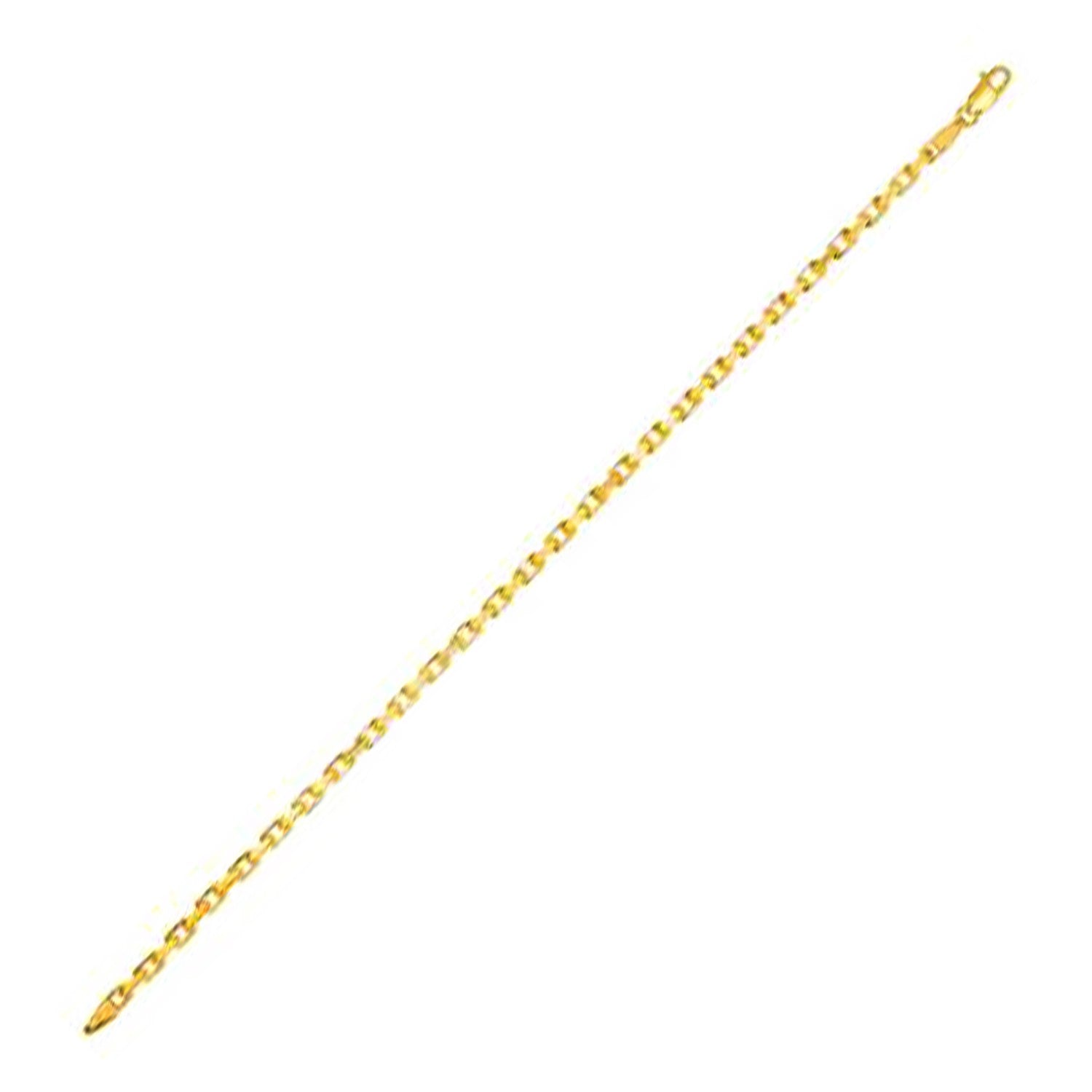 14k Yellow Gold French Cable Chain Bracelet  (2.50 mm) |