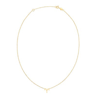 14K Yellow Gold Aries Necklace